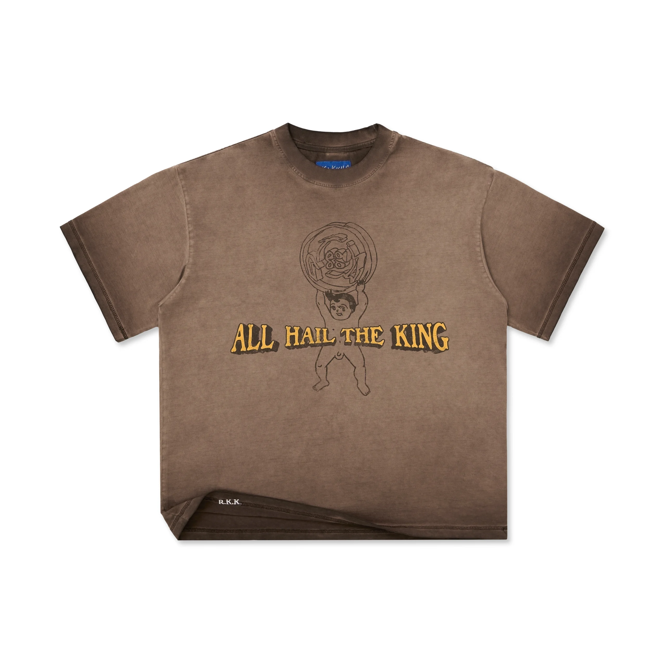 VANTUE Brown Washed Tee