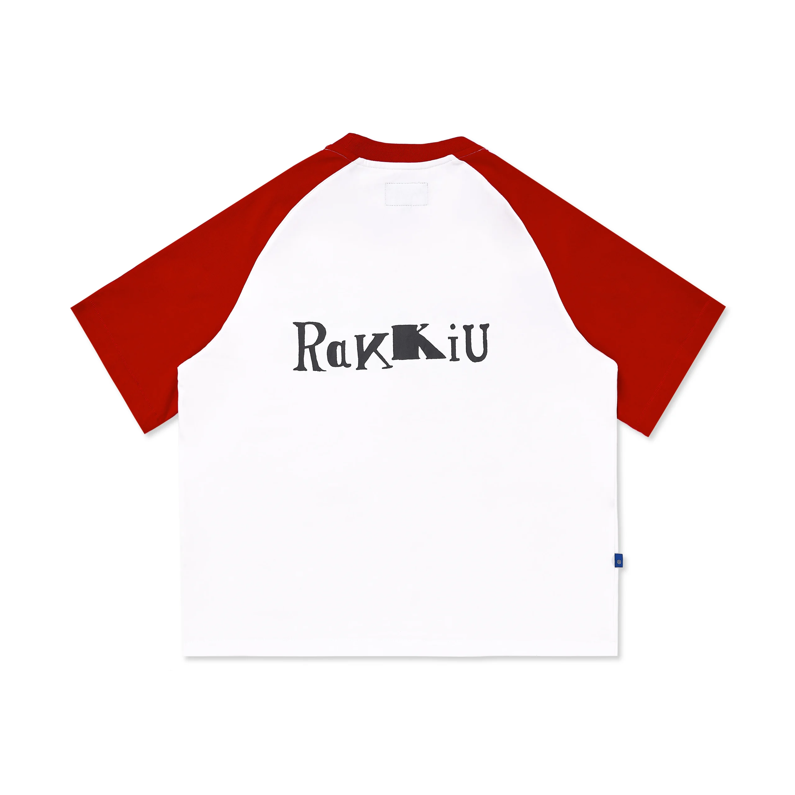 95S White & Red Raglan Tee