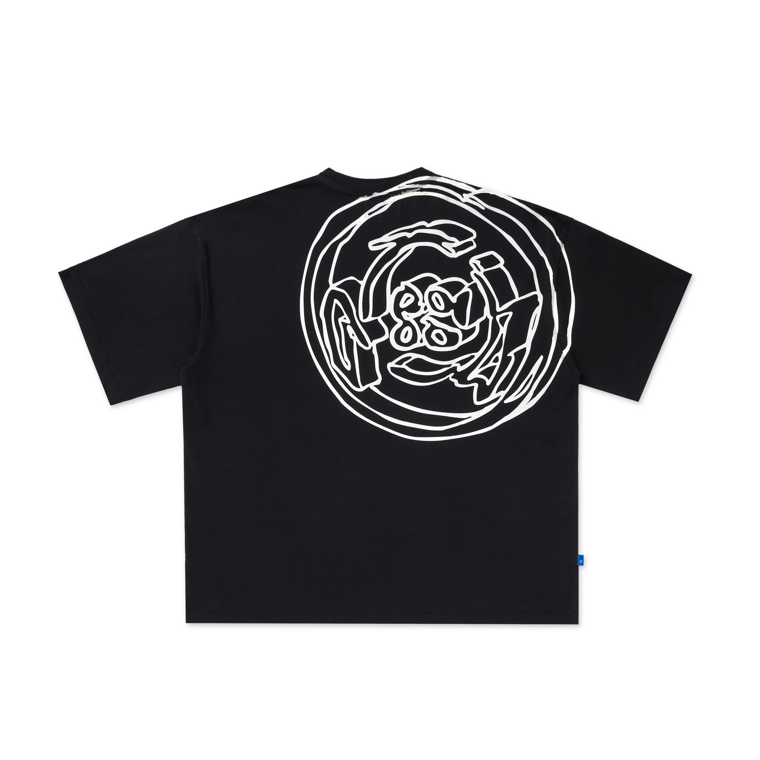 ALL HAIL Oversized Black Tee