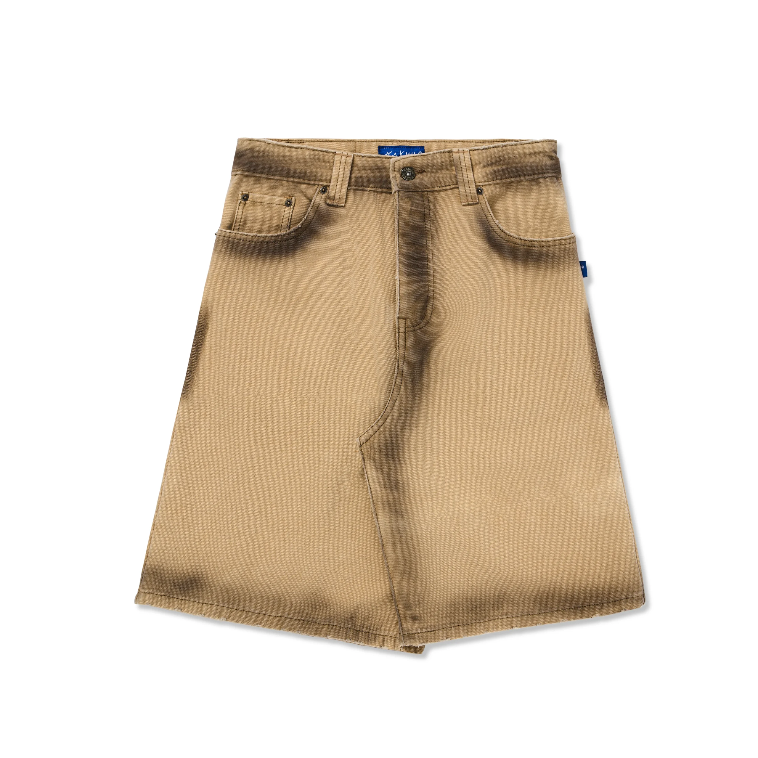 BIG L Beige Canvas Shorts