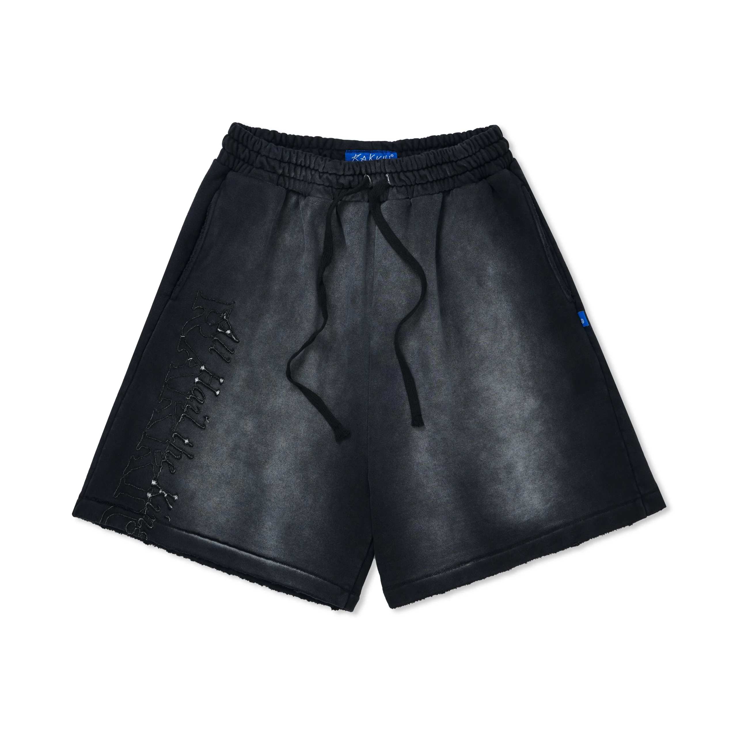 THE KING Black Sweat Shorts