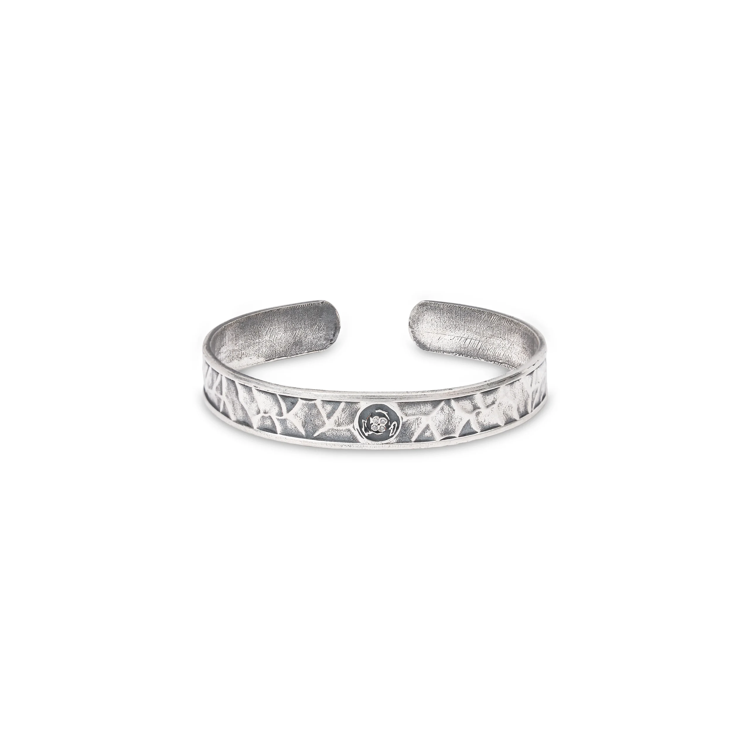 ASCEND Silver Bangle Bracelet