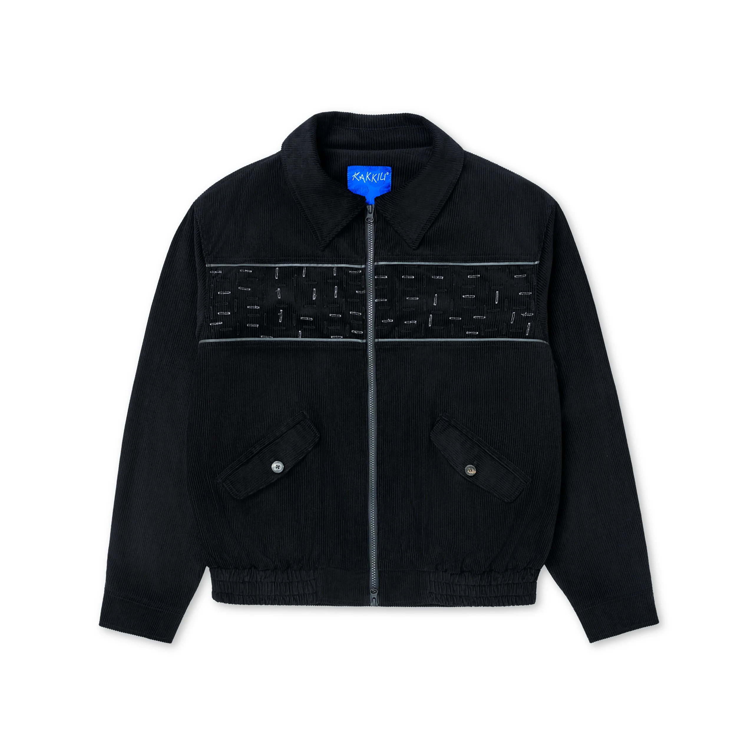 BUTTONHOLE Corduroy Black Jacket