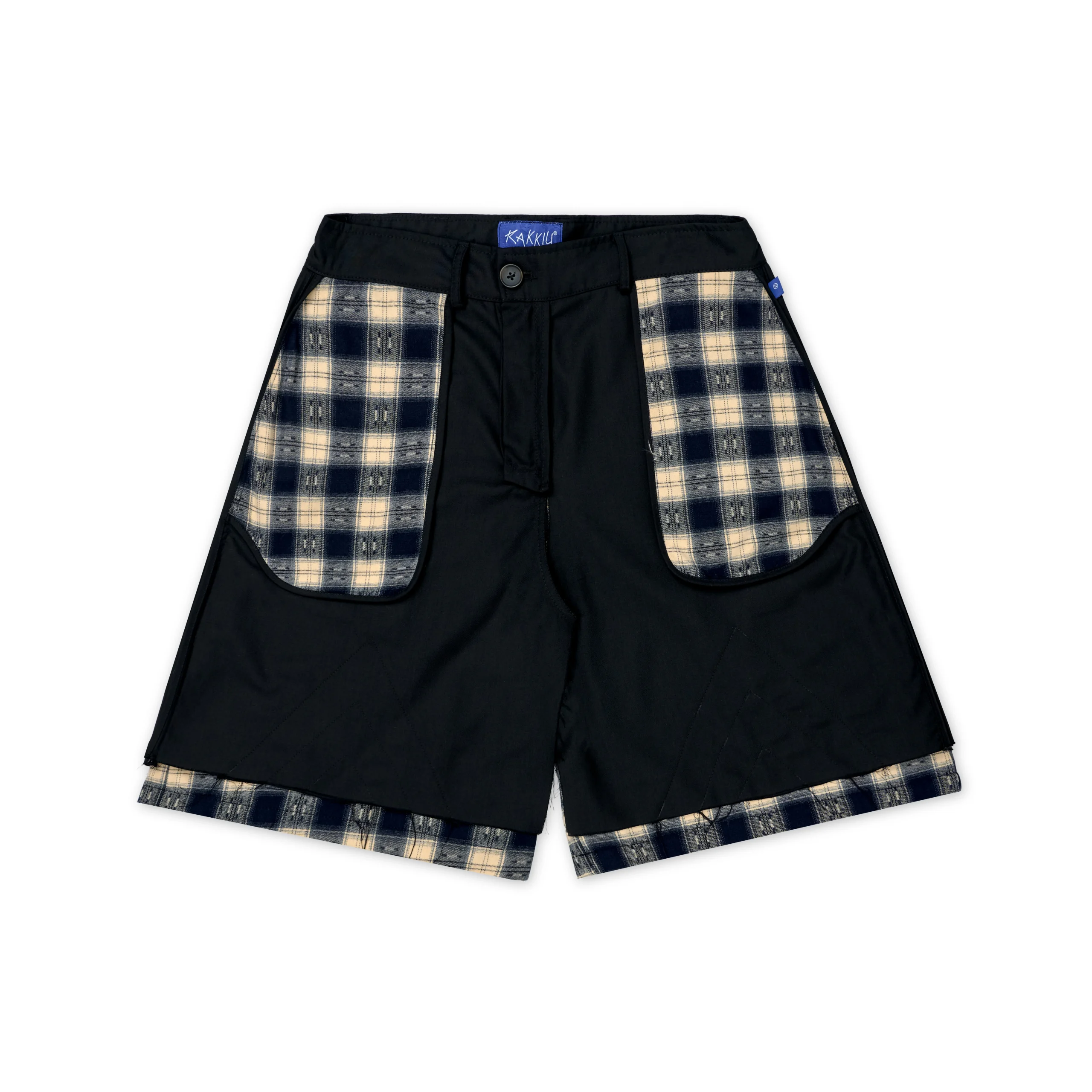 BALANCE Blue Tartan Layered Skort