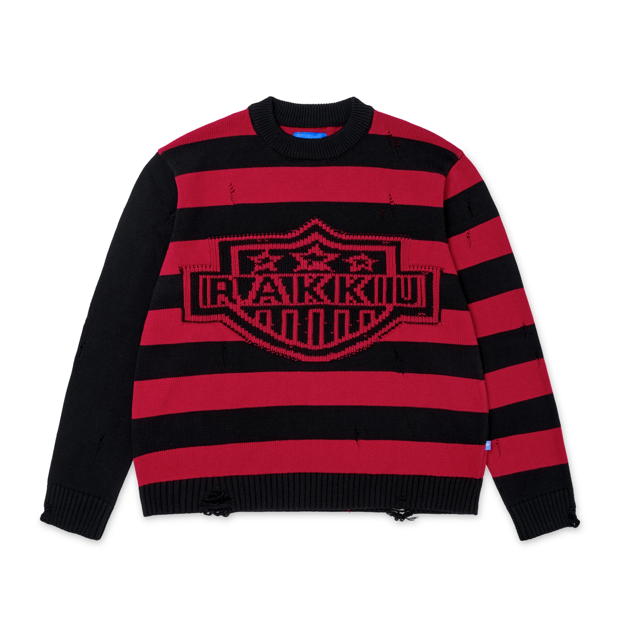 SOLDOUT Red Ripped Knit