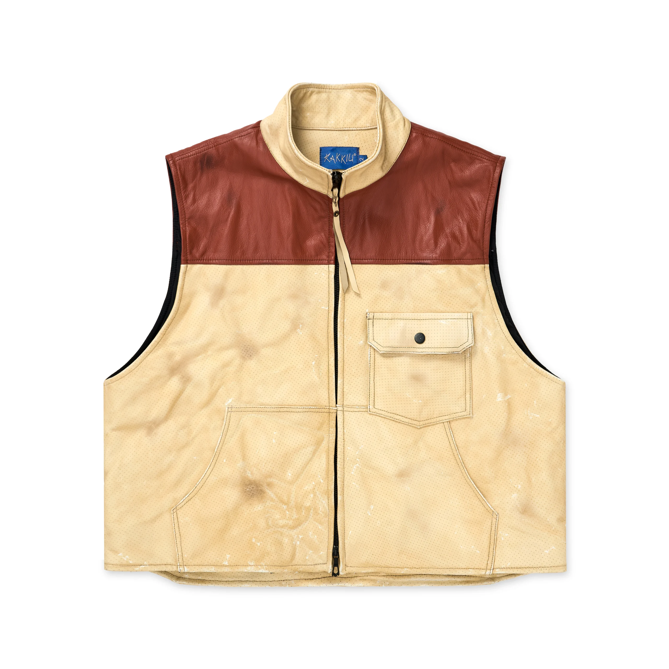 FW25 Runway LEATHER VEST