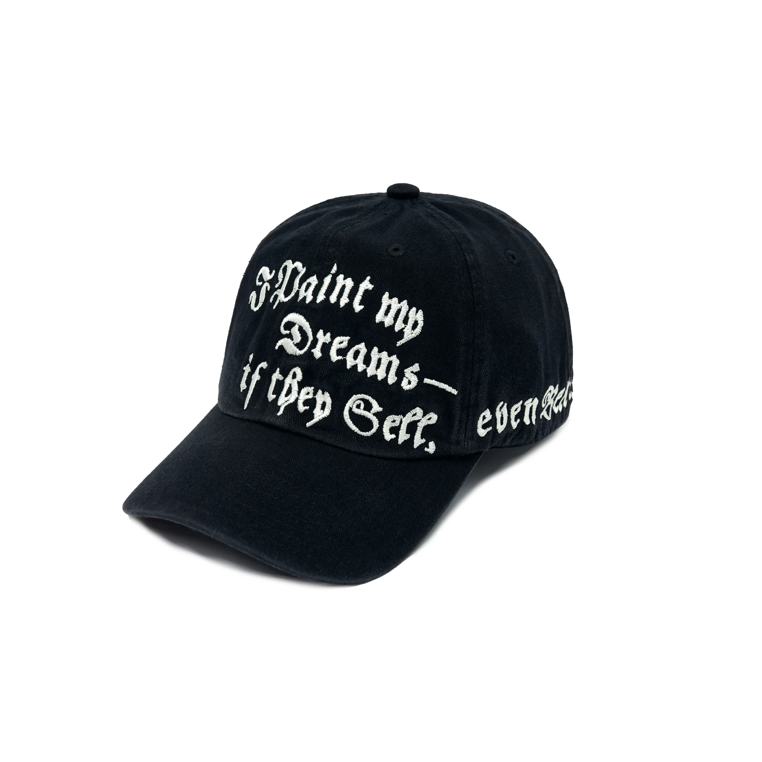 ATHWART Black Washed Cap
