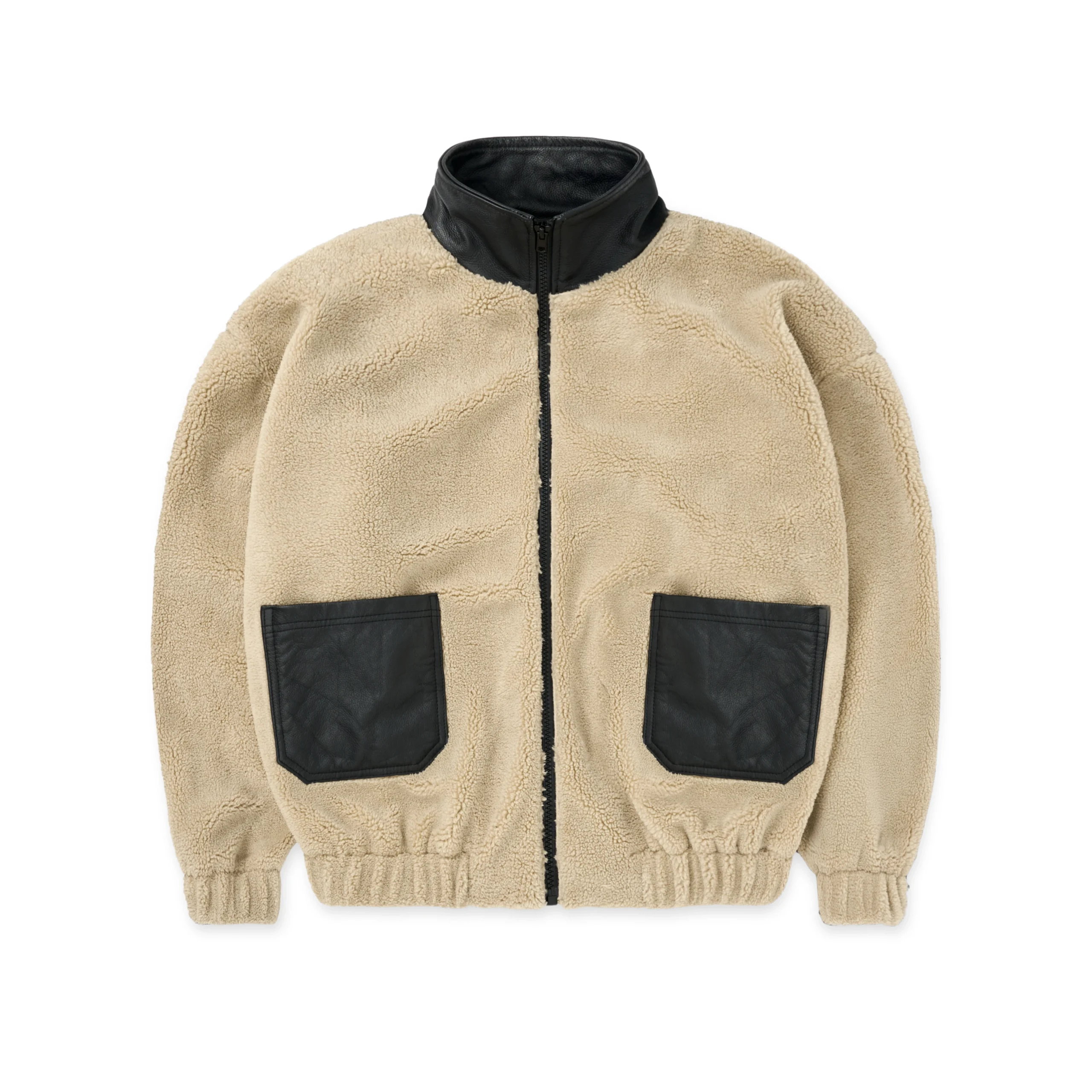 FW25 Runway BEIGE FLEECE JACKET
