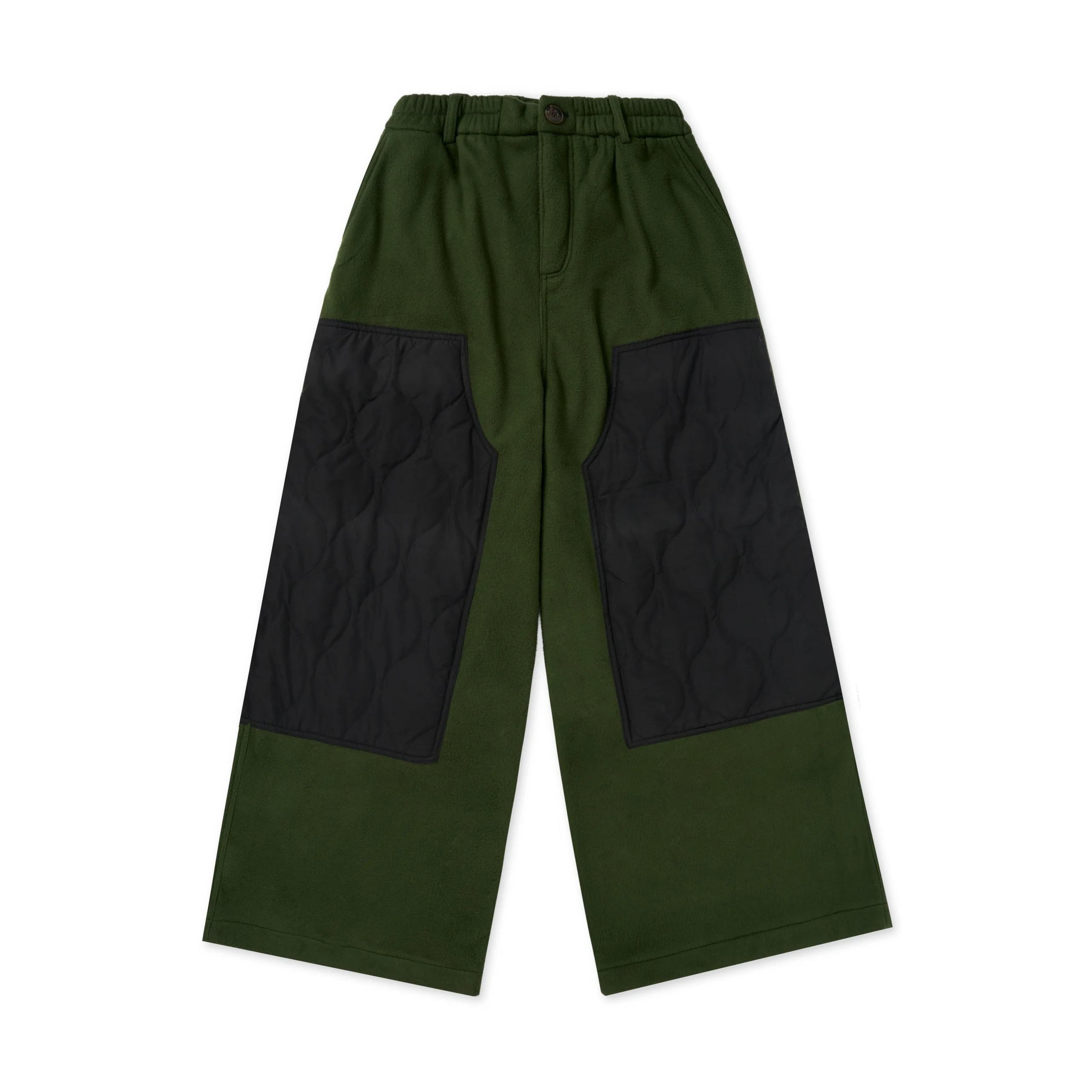 FW25 Runway GREEN FLEECE PANTS