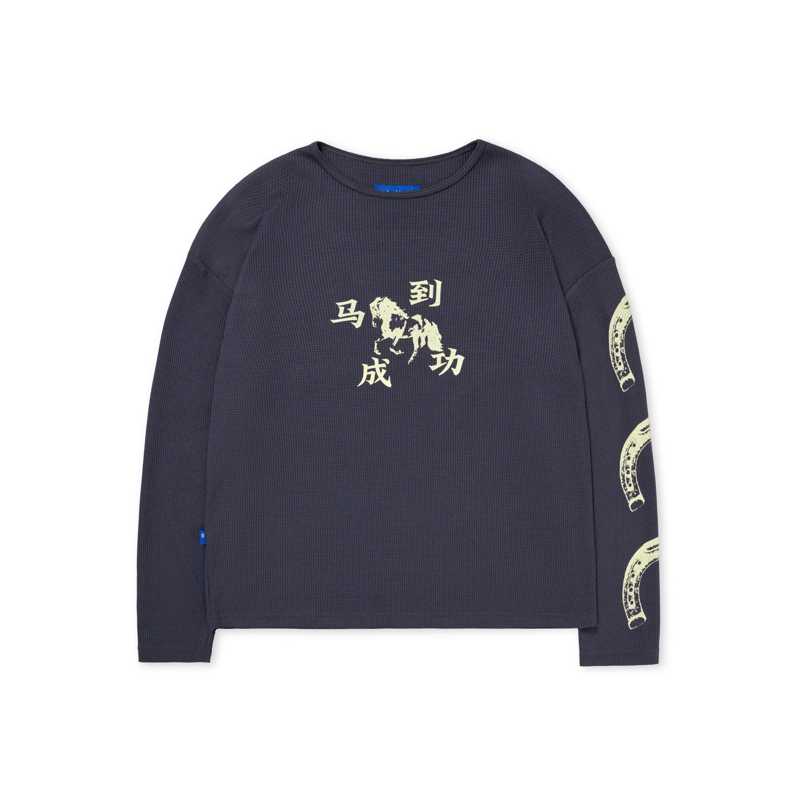 MA DAO Washed Indigo Long Sleeve