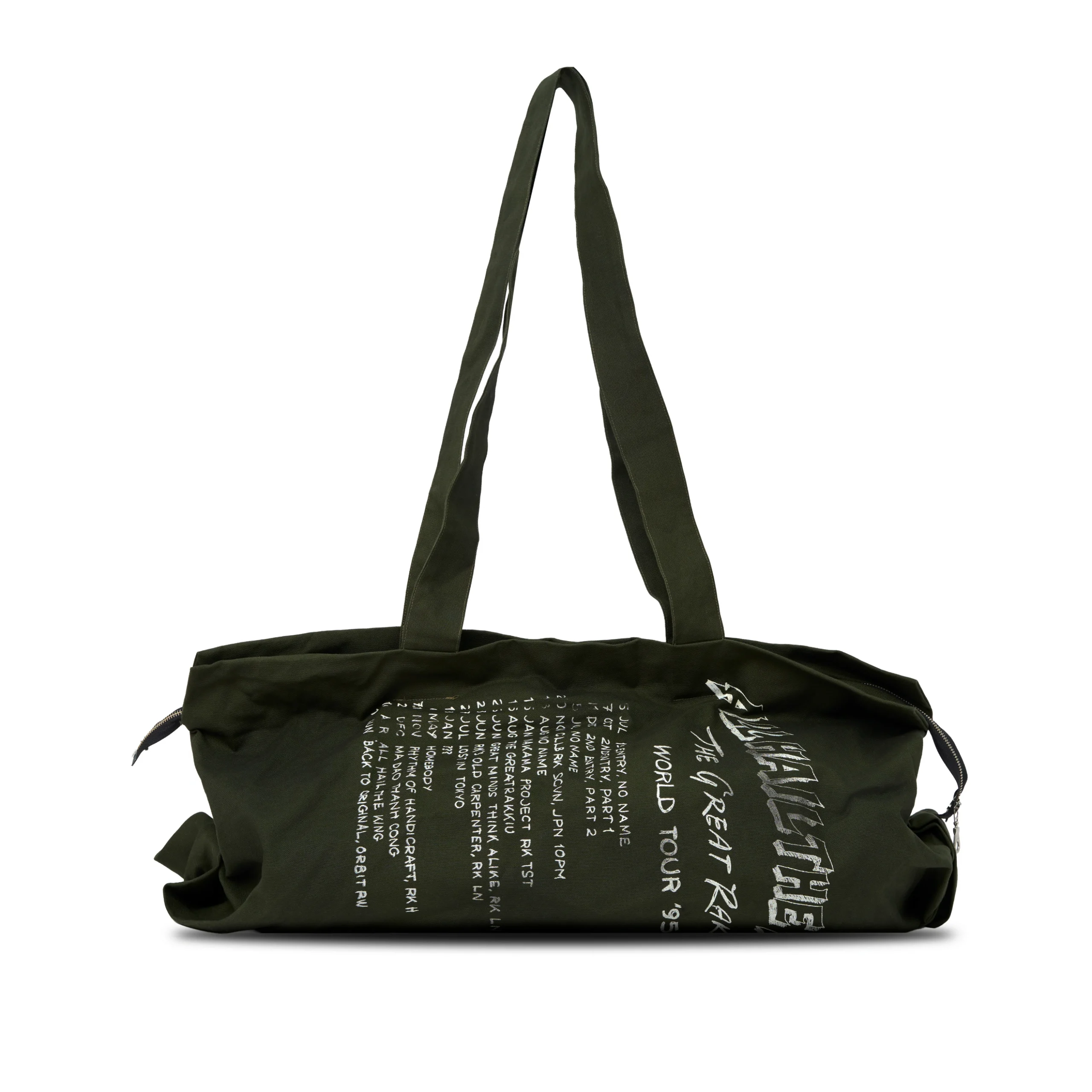 FW25 Runway PRINTED LONG HANDLE CANVAS BAG 1