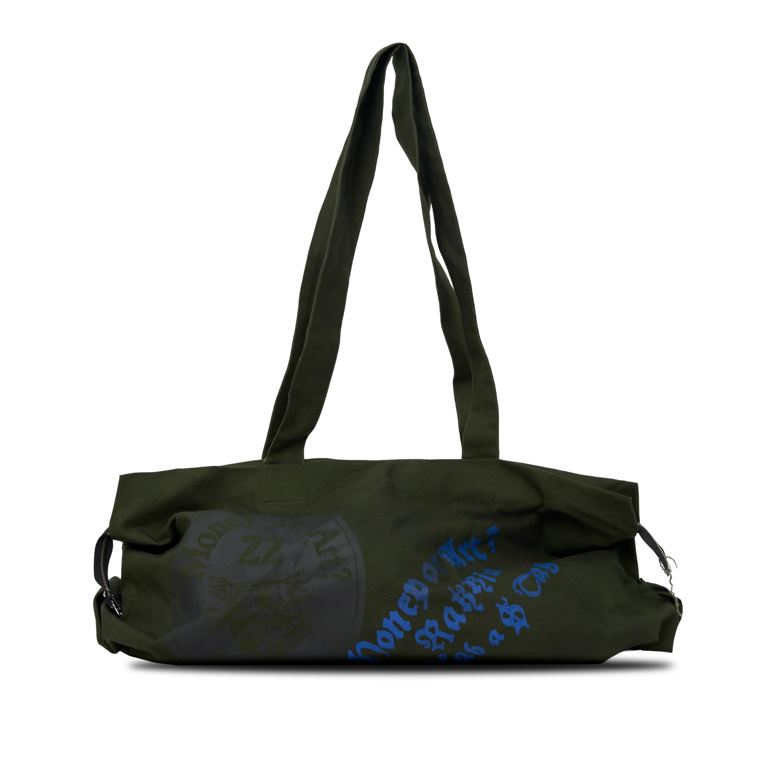 FW25 Runway PRINTED LONG HANDLE CANVAS BAG 2