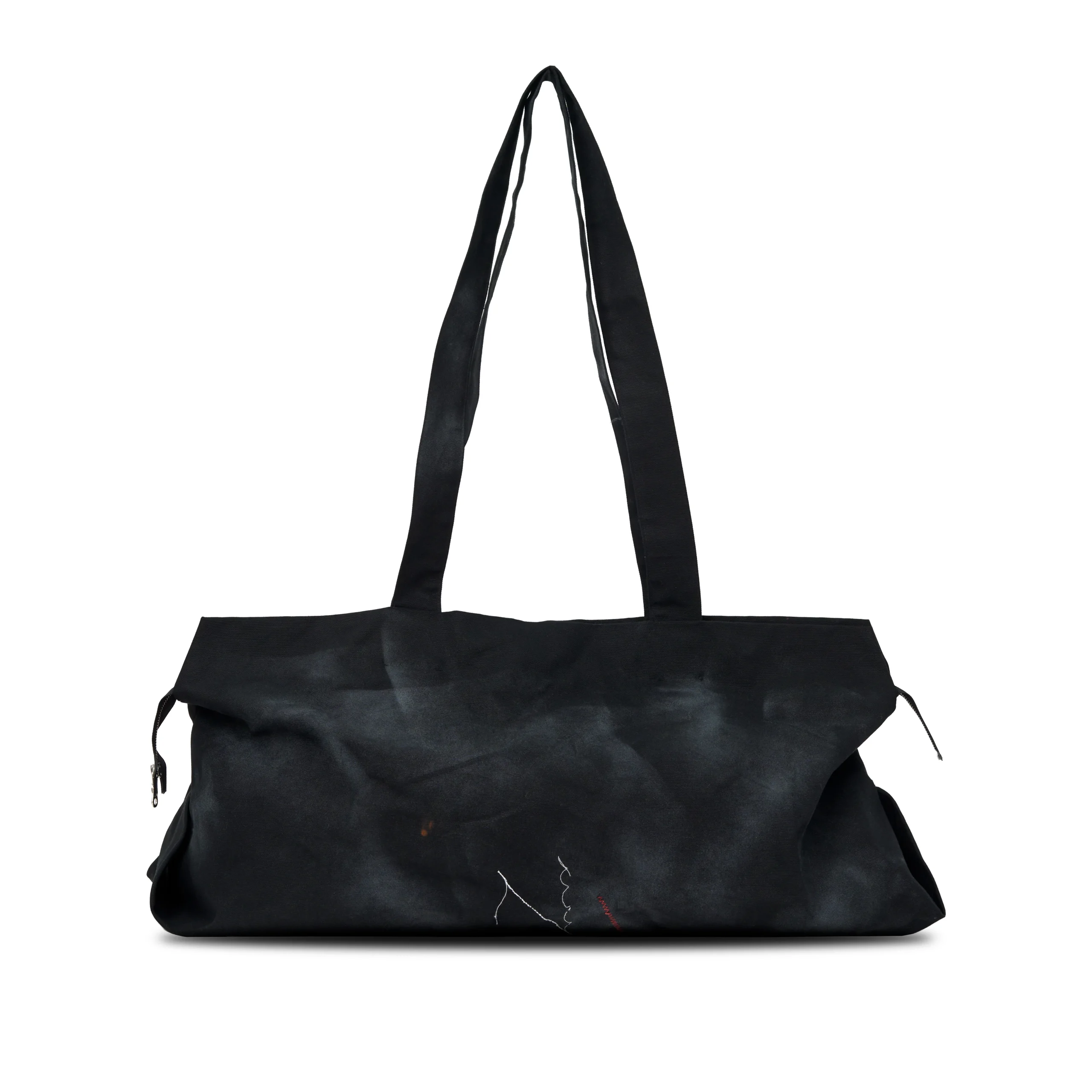 FW25 Runway SPRAY BLACK CANVAS BAG