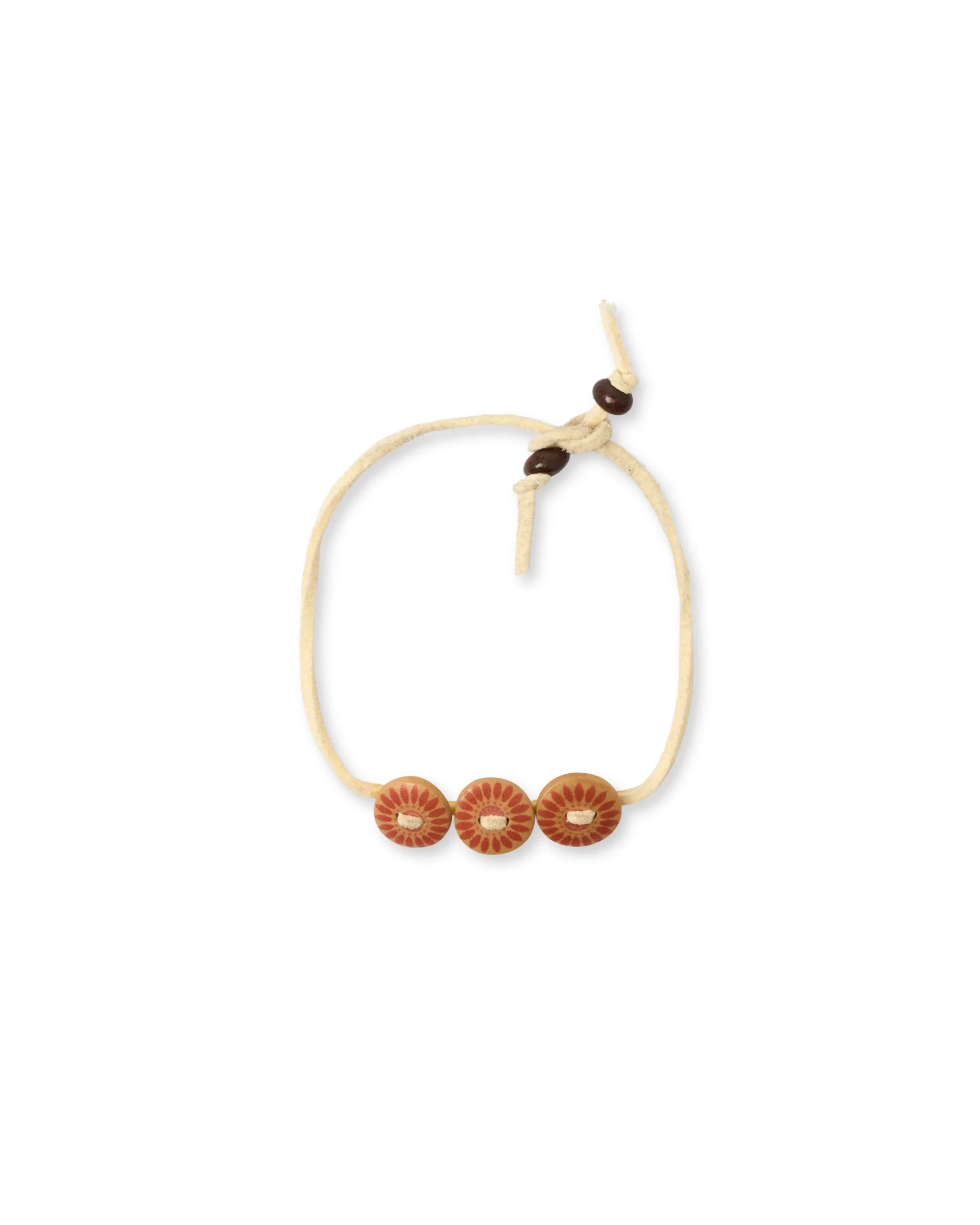 FW25 Runway WOODEN BUTTON BRACELET