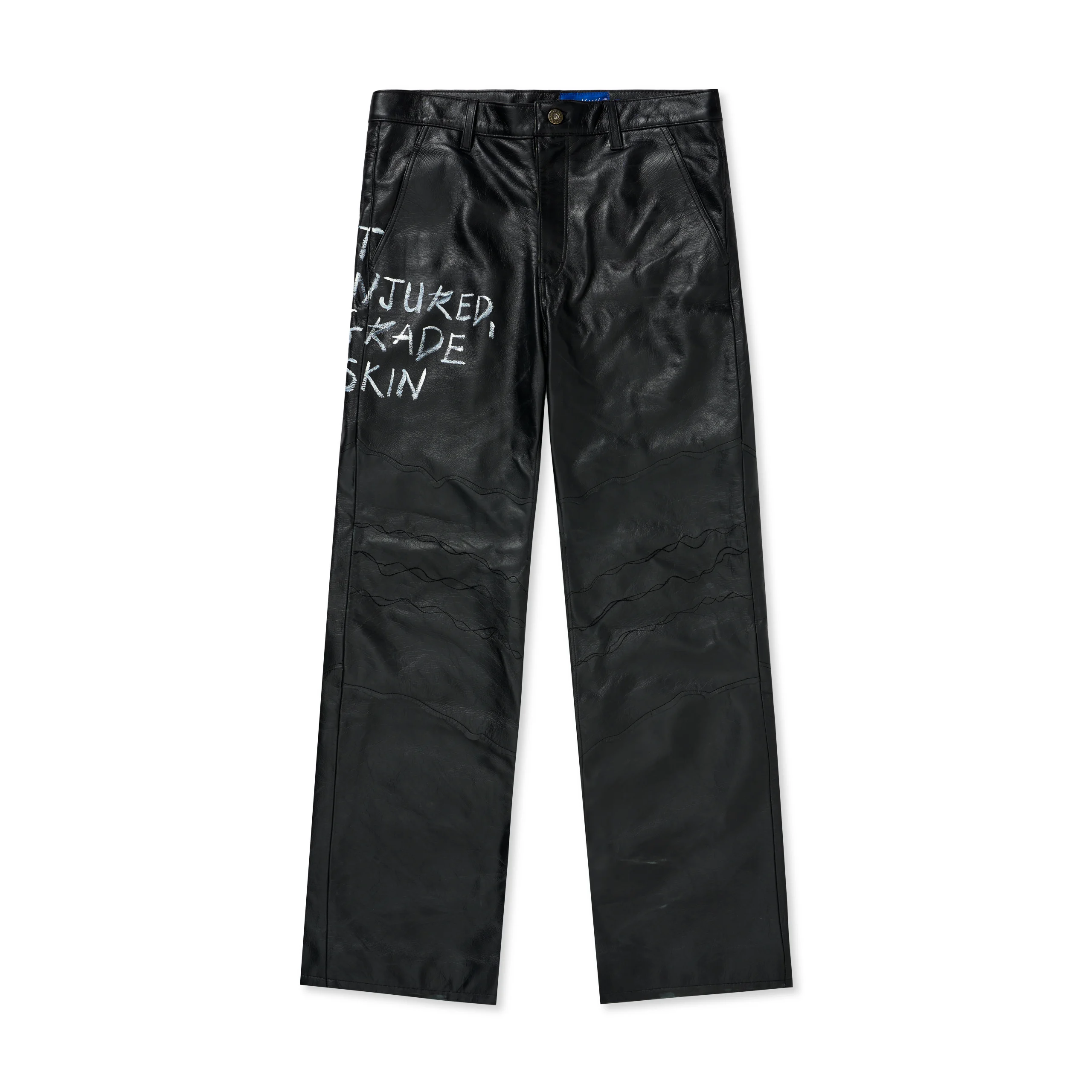 NAGORI Black Leather Pants