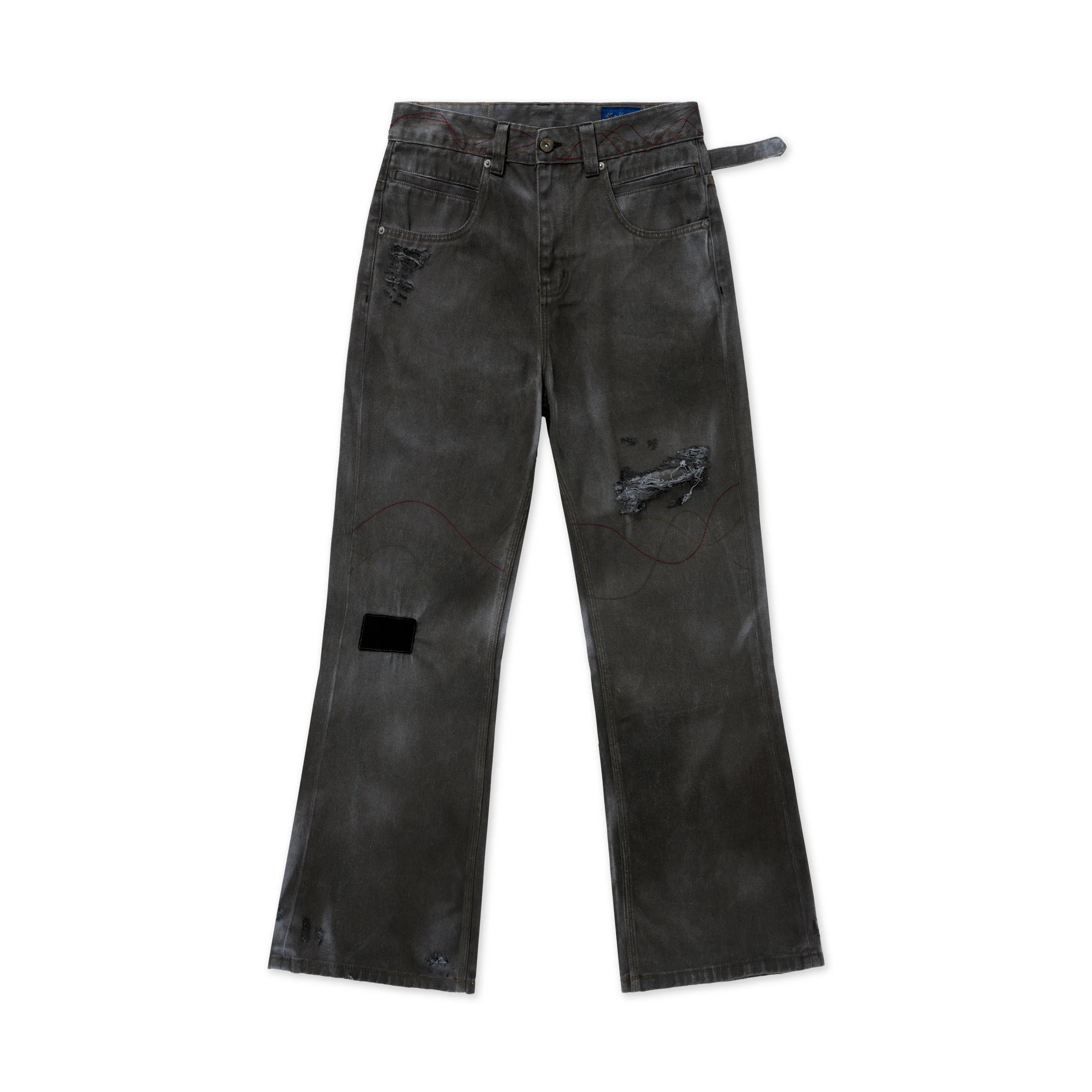 FURU Gray Flare Denim Jeans