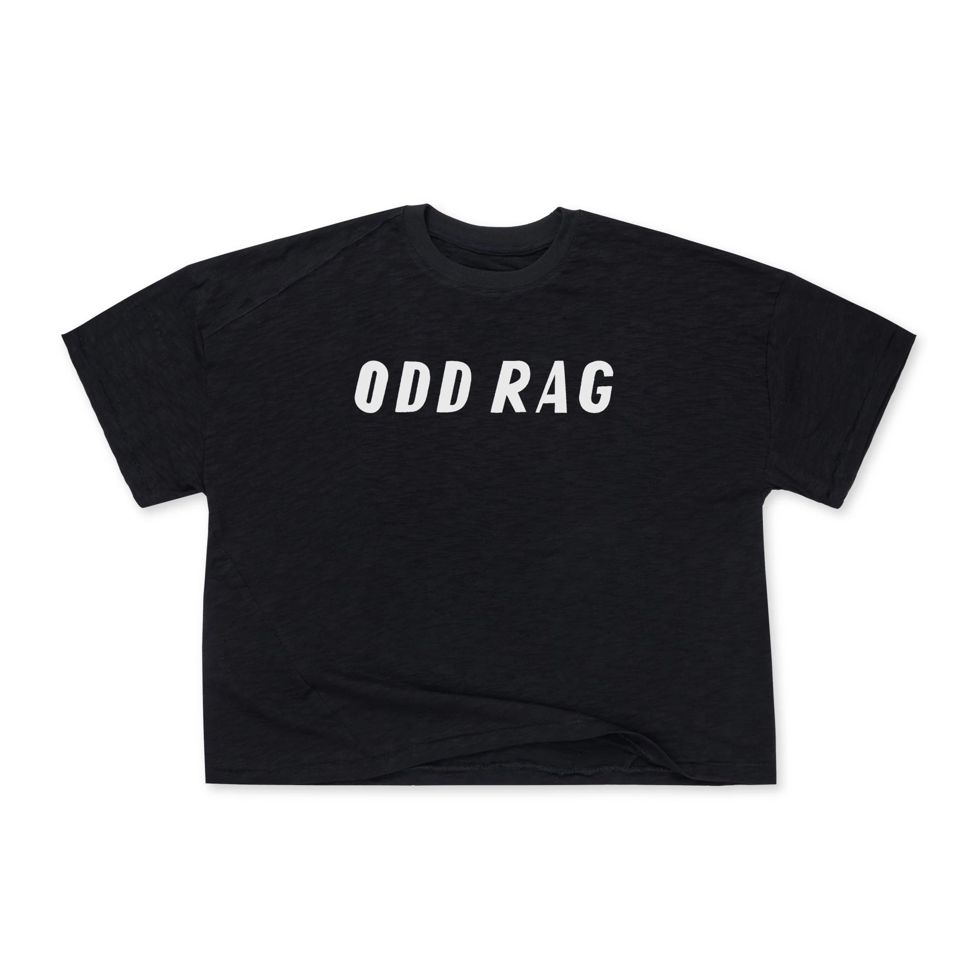 ODD RAG LOGO Black Tee